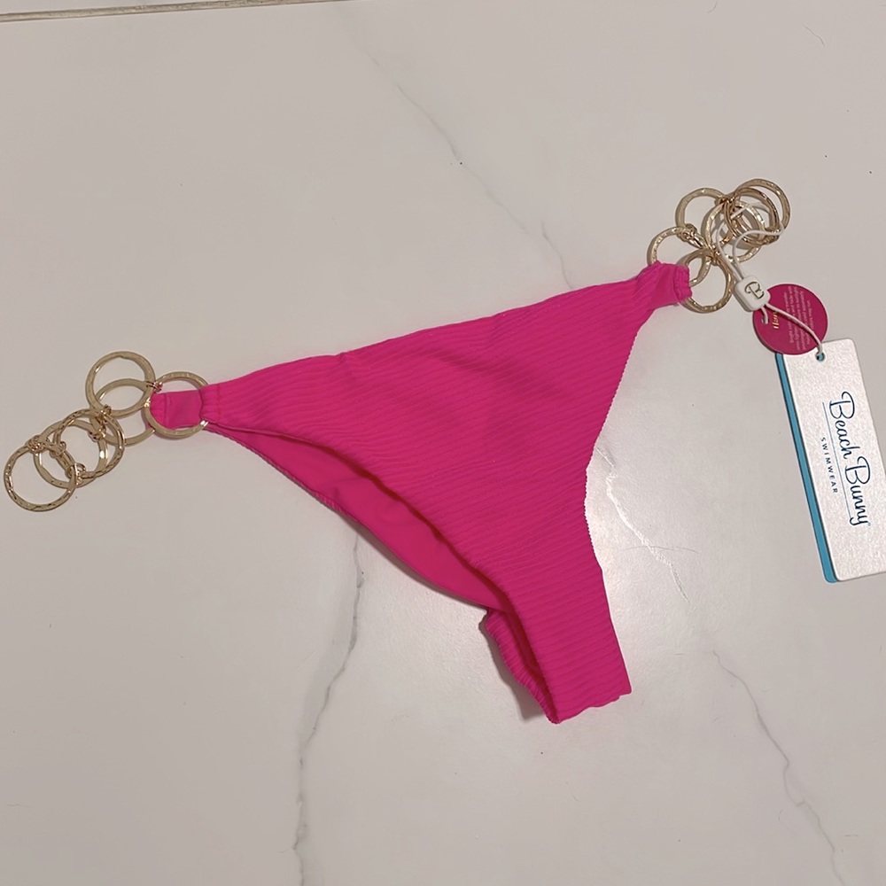 Beach Bunny Lexi Hot Pink Tango Bikini Bottom